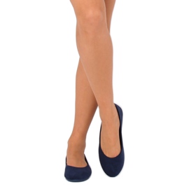 Bailarinas de mujer azul marino JX1018 Navy 3