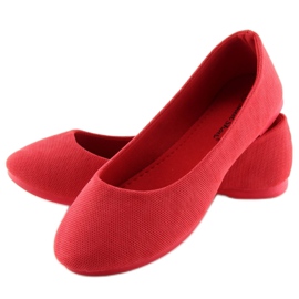 Bailarinas de mujer rojas JX1018 Rojo 2
