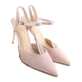 Sandalias rosas con pin J1126-1 Rosa rosado 4