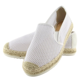 Alpargatas blancas para mujer 6602 White blanco 2