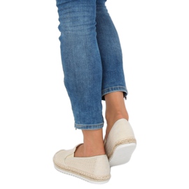 Alpargatas beige para mujer 6602 Beige 2