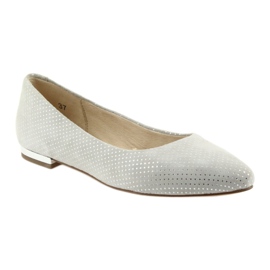 Bailarinas caprice para mujer 22104 gris 1