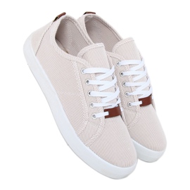 Deportivas rayas beige JX70P Beige 1