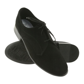 Zapatos niño miko, ante, zapatos de comunión negros 3