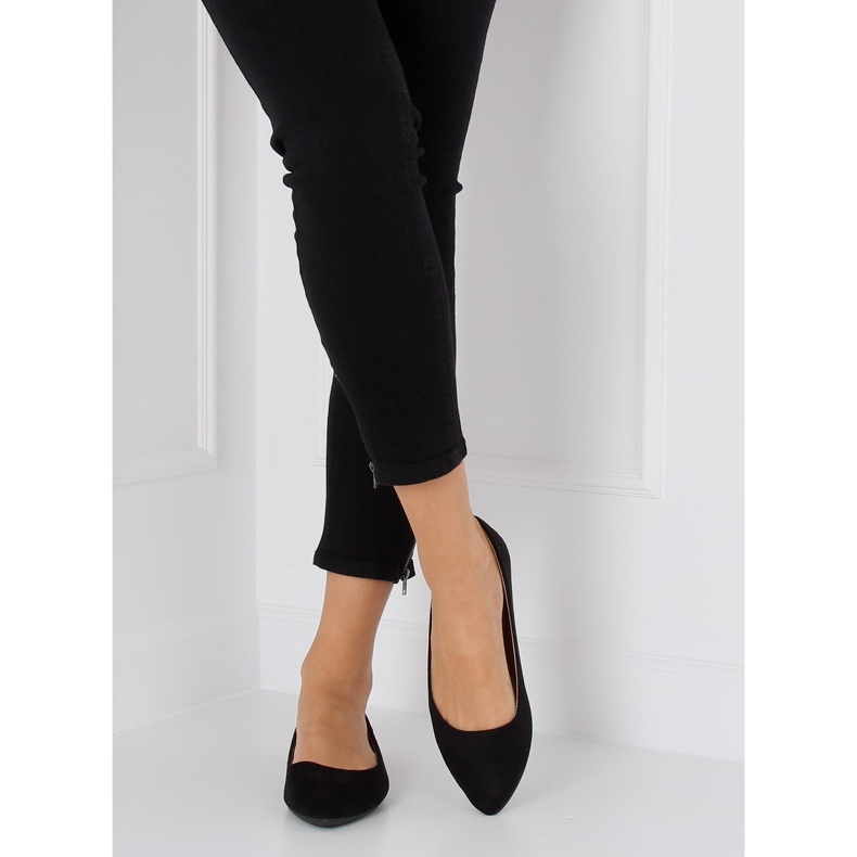 Bailarinas dedos almendra negro WD39P Negro 2