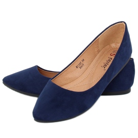 Bailarinas puntera azul marino almendra WD39P Navy 4