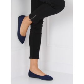 Bailarinas puntera azul marino almendra WD39P Navy 5