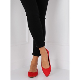 Bailarinas rojo almendra dedos WD39P Rojo 2