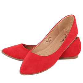Bailarinas rojo almendra dedos WD39P Rojo 4