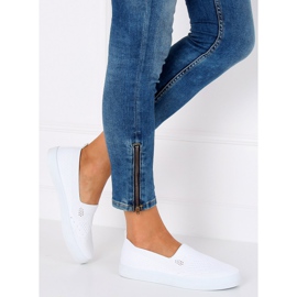 Zapatillas blancas caladas JX63P Blanco 2