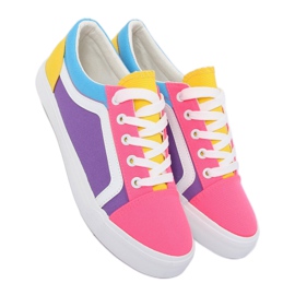 Zapatillas de mujer multicolor BL156 Rose Red 5