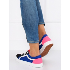 Zapatillas de mujer multicolor BL156 Negro 3