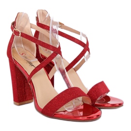 Sandalias en el poste rojo NC791 Rojo 4