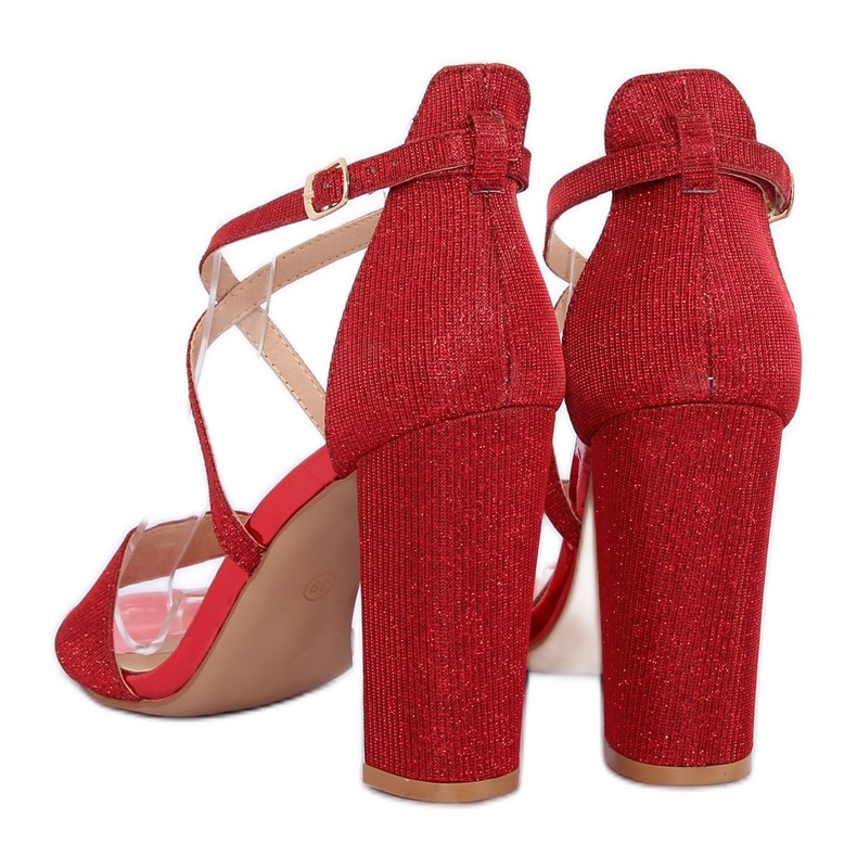 Sandalias en el poste rojo NC791 Rojo 1