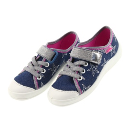 Befado zapatos para niños zapatillas zapatillas 251X113 gris rosa azul marino 6