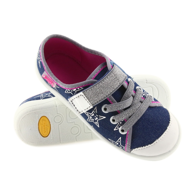 Befado zapatos para niños zapatillas zapatillas 251X113 gris rosado azul marino 4