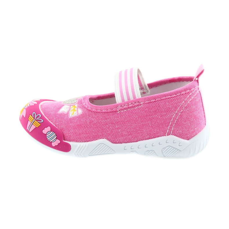 Zapatillas de niño American Club rosa con banda elástica 29/19 2