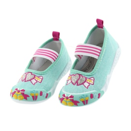 Zapatillas de niño American Club verde con elástico 21/19 4