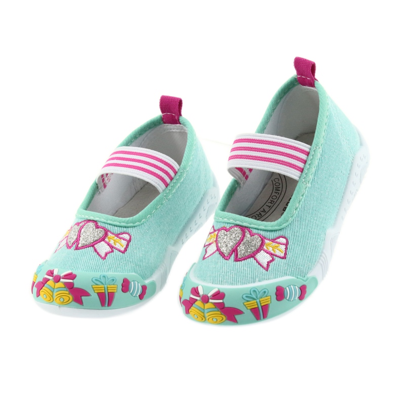 Zapatillas de niño American Club verde con elástico 21/19 4