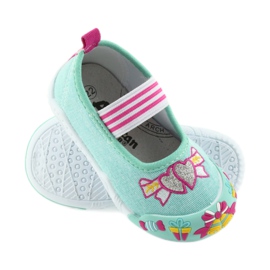 Zapatillas de niño American Club verde con elástico 21/19 2