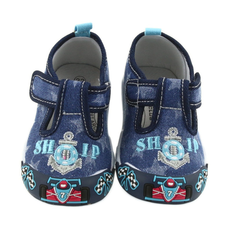 Zapatillas infantil American Club azul marino con velcro 26/19 3 Zapatillas infantil American Club azul marino con velcro 26/19 3