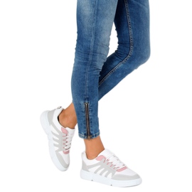 Blanco y gris BL150P Zapatillas deportivas grises 1