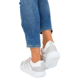 Blanco y gris BL150P Zapatillas deportivas grises 3