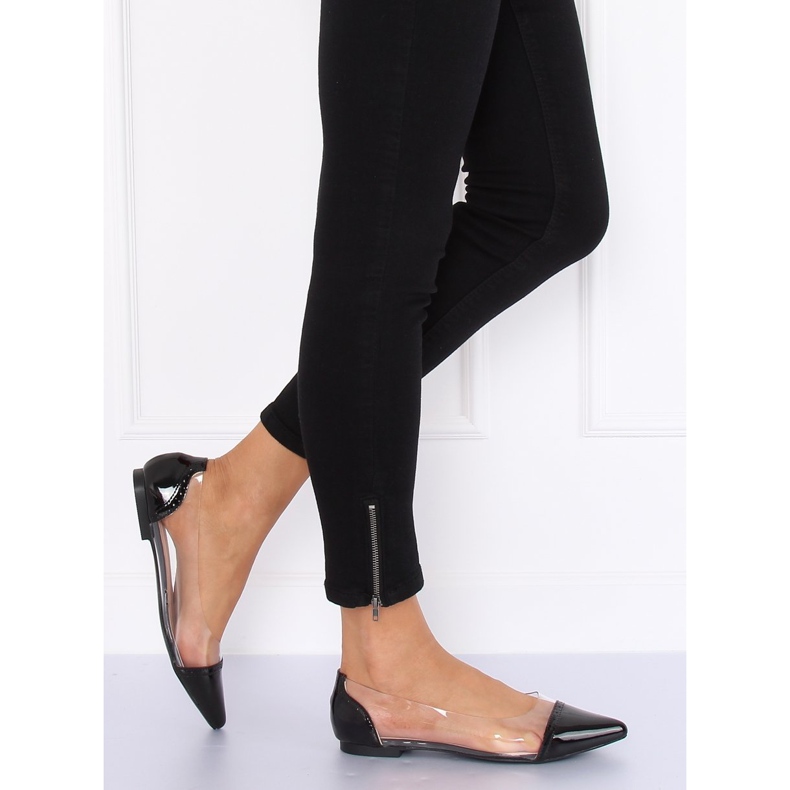 Bailarinas transparentes negras N18-292 Black negro 1