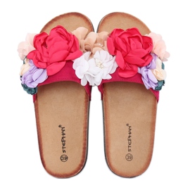 Zapatillas rosa mujer rosa P-848 Fucsia multicolor rosado 3