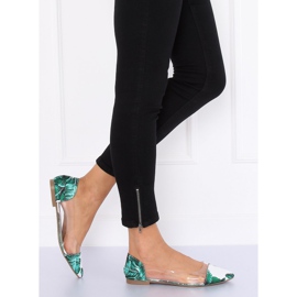 Bailarinas verdes transparentes 333-60 Verde 3