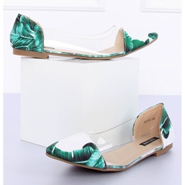 Bailarinas verdes transparentes 333-60 Verde 1