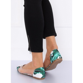 Bailarinas verdes transparentes 333-60 Verde 5