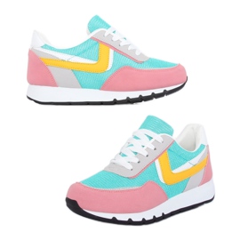 CB-02 Calzado deportivo rosa rosa y azul amarillo rosado 4