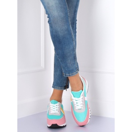 CB-02 Calzado deportivo rosa rosa y azul amarillo rosado 3