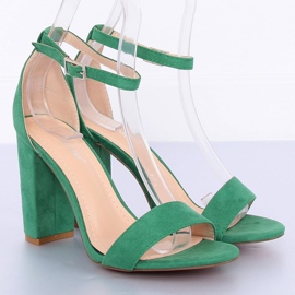 Sandalias verdes en el poste Y2385-27 Verde 6