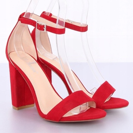 Sandalias en el poste rojo Y2385-27 Rojo 5