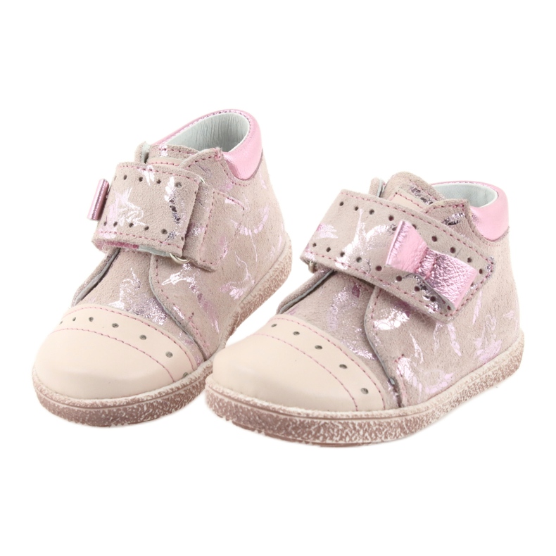Botines velcro zapatos infantiles Ren But 1535 flamencos rosas 4