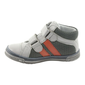 Botines zapatos para niños Velcro Ren But 3225 gris / naranja multicolor azul marino 2 Botines zapatos para niños Velcro Ren But 3225 gris / naranja multicolor azul marino 2