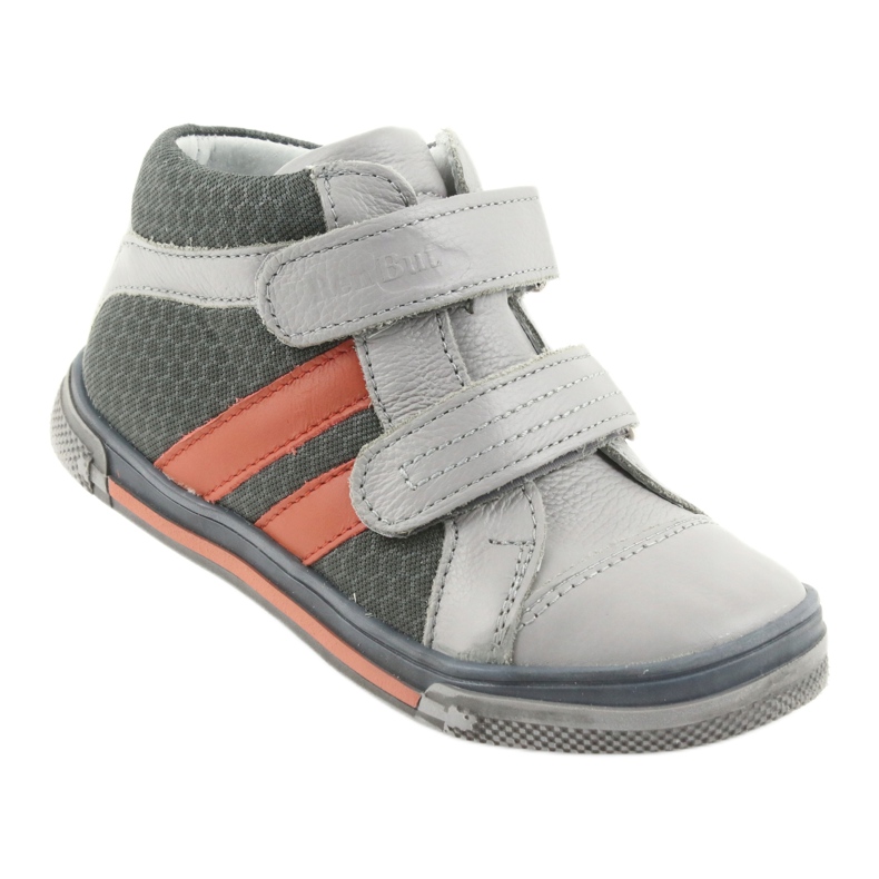 Botines zapatos para niños Velcro Ren But 3225 gris / naranja multicolor azul marino 1 Botines zapatos para niños Velcro Ren But 3225 gris / naranja multicolor azul marino 1