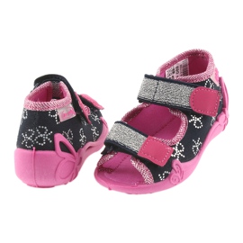 Zapatillas befado zapatillas niños 242P089 azul marino rosado gris 5