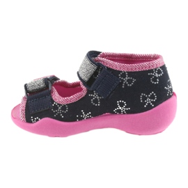 Zapatillas befado zapatillas niños 242P089 azul marino rosa gris 2