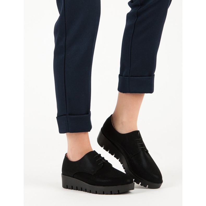 Comer Zapatos con cordones negro 2