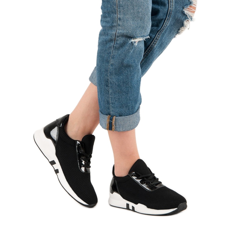 Calzado deportivo de moda negro 2 Calzado deportivo de moda negro 2