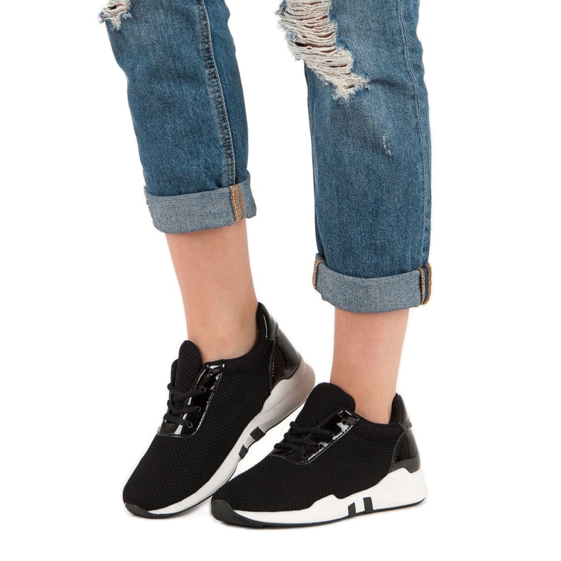 Calzado deportivo de moda negro 1