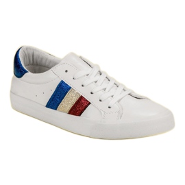Comer Zapatillas blancas con cordones blanco 4