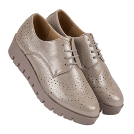 Comer Zapatos con cordones marrón 4