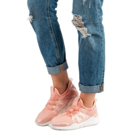Calzado deportivo de moda rosado 1