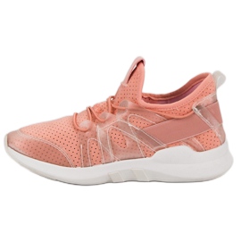Calzado deportivo de moda rosado 4