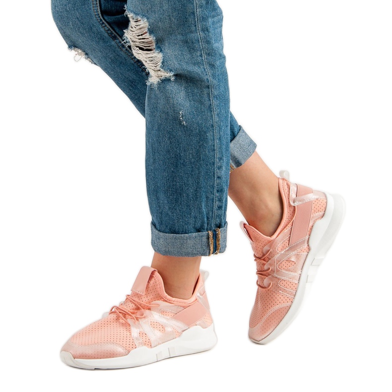 Calzado deportivo de moda rosado 2