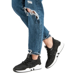 Calzado deportivo de moda negro 6